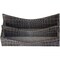Dacasso Protacini Castlerock Gray Italian Patent Leather Letter Holder A6208 - alternate 1