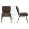 Flash Furniture Brown Dot Fabric Church Chair, PK4 4-FD-CH0221-4-GV-BNDOT-BAS-GG - alternate 6