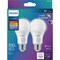 Signify 100W Equivalent 5 CCT A19 Medium Dimmable LED Light Bulb, 2PK 586883 - alternate 3