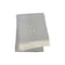 Homeroots 55" X 70" Gray White Herringbone Cotton Blend P Initial Throw Blanket with Tassels Embroidery 655539 - alternate 1