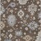Homeroots 5' X 8' Chocolate Beige And Blue Floral Washable Indoor Outdoor Area Rug 606147 - alternate 7