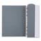 Carolina Pad Noted Neutrals Ideal Notebook, Management Format, Narrow Rule, Random Covers, 100 9.5x7.35 Sheet 13054 - alternate 4