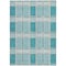 Homeroots 10' X 14' Teal Blue Gray And Ivory Plaid Washable Indoor Outdoor Area Rug 597594 - alternate 4