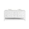 James Martin Vanities Breckenridge 72'' D Vanity, Bright White w/ Ethereal Noctis Top w/FreePower Wireless Charger 330-V72-BW-FENC - alternate 1
