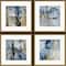 Homeroots Set Of Four Sphere Framed Art Gold Picture Frame Print Wall Art, 4PK 416743 - alternate 1