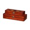 Homeroots Set of Two Brown Wood Box With Lid, 2PK 489370 - alternate 6