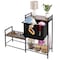 Petmaker Adjustable Raised Dog Bowl Stand Storage Basket Elevated Pet Feeding Station PET6423 - alternate 4