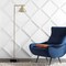 Jonathan Y Chelsea 60" Metal/Marble Cone Shade LED Floor Lamp, Brass/Black JYL3062A - alternate 4