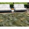 Homeroots 8' X 10' Olive Green And Gold Abstract Washable Indoor Outdoor Area Rug 587143 - alternate 1