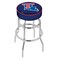 Holland Bar Stool Co 30" Louisiana Tech Cushion Seat, 2-Ring Chrome Swivel Bar Stool L7C130LaTech - alternate 1