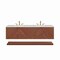 James Martin Vanities Marcello 72'' D Vanity, Chestnut w/ Ethereal Noctis Top w/FreePower Wireless Charger D200-V72-CSN-FENC - alternate 5