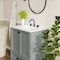 Flash Furniture Haven 30in. Vanity w/Sink, Storage Cabinet w/Blk Hardware, Bottom Drawer, Marble Countertop, Gry FS-BN-4-30-KD-GY-HDBLK-GG - alternate 5