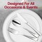 Smarty Had A Party Silver Disposable Plastic Cutlery and Cup Set, 120PK 79512-S-CASE - alternate 3