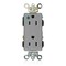 Leviton PlugsandReceptacles, 15A, 125VAC, Gry, Nylon 16262-HGG - alternate 1