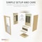 Saunaspa Infrared Cabin Sauna, Canadian Hemlock Wood, Low EMF Heating Panels, Chromotherapy, Glass Door MNSC0022-2P - alternate 4