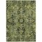 Homeroots 3' X 5' Olive Green and Dark Green Oriental Washable Non Skid Indoor Outdoor Area Rug 563775 - alternate 5