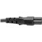 Eaton Tripp Lite Series UK Computer Power Cord - BS1363 to C5, 2.5A, 250V, 18 AWG, 6 ft. 1.83 m, Black P060-006 - alternate 3