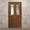Sartodoors Sliding Closet Bi-fold Doors 60 x 96 inches, Ego 5011 Cognac Oak Veneer, Sturdy Tracks Moldings Tr EGO5011BF-DKO-60x96 (2* 30x96) - alternate 4