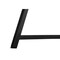 Homeroots 47" Gray and Black Wood and Metal Sled Computer Desk 489851 - alternate 5