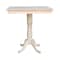 Whitewood Industries 36in X 36in Square Top Pedestal Table - 35.1inH K-3636TP-30P-6B - alternate 1
