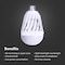 Feit Electric Feit A19 E26 (Medium) LED Bug Zapper Bulb Daylight 60 Watt Equivalence 1 pk C60/950CA/BZLED - alternate 6