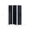 Homeroots 67" Black and White Chalkboard Wood Folding Three Panel Screen Room Divider 342758 - alternate 2