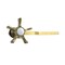 Kingston Brass Front Mount Toilet Tank Lever, Antique Brass KTNX3 - alternate 1