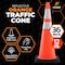 Xpose Safety 36 in Orange Traffic Cone, PVC, 12 lb Base with 6 in & 4 in Collar, DOT Approved, 4 PK OTC36-64-12L-4-X-S - alternate 2