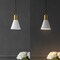 Jonathan Y Apollo 6" 1-Light Mid-Century Modern Iron LED Pendant, White/Brass Gold JYL6131B - alternate 3