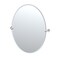 Gatco Sky 32" Frameless Oval Mirror Satin Nickel 5569LG - alternate 1