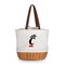 Picnic Time Family Of Brands NCAA Cincinnati Bearcats Coronado Canvas and Willow Basket Tote - Picnic Bag 203-00-187-664-0 - alternate 1