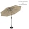 Pure Garden 10-Foot Outdoor Patio Umbrella with Auto-Tilt, Sand 50-LG1042B - alternate 1