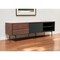Homeroots 67in Brown And Black Enclosed Storage TV Stand 473291 - alternate 2