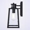 Vaxcel Sutton, 12.25 in H, Black Outdoor Wall Light, Motion Sensor, Dusk to Dawn, Seeded Glass T0812 - alternate 6