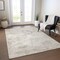 Homeroots 10' X 14' Ivory And Beige Abstract Washable Indoor Outdoor Area Rug 599507 - alternate 7