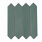 Apollo Tile Piquet 2 in. x 10 in. Matte Green Ceramic Picket Wall and Floor Tile 5.38 sq. ft./case, 44PK APLALF88VIRA - alternate 5