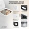 Anzzi 23L Luxury Bucket Towel Warmer, Large Capacity, LED Display, Adjustable Timer, Flip-Top, Child Safe TW-AZ028WHB - alternate 2