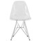 Leisuremod Cresco Plastic Dining Side Chair, Clear, 2PK CR19CL2 - alternate 5