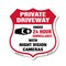 Signmission Private Driveway Shield Sign Under 24 Ho, 12 Inch X 12 Inch, Plastic Sign SHI-P-12-437 - alternate 1