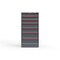 Strong Hold 7 drawer cabinet - (3x 5ft, 2x 7ft, 2x 9ft) - Red accents - Electronic Lock S3060-PPRAS-0702DS - alternate 1