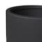 Leisuremod Crete Modern Tapered Round Fiberstone & MgO Clay Planter with Cover, Weather-Resistant CP16BL - alternate 7
