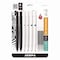 Zebra Pen bLen Gel Pen, Medium 0.7 mm, Black; Blue Ink, White; Black Barrel, 6PK 49501 - alternate 1