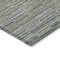 Homeroots 10' X 14' Olive Green And Gray Striped Washable Indoor Outdoor Area Rug 587919 - alternate 5