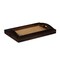 Homeroots 24in Brown Rectangular Wood Handmade Tray With Handles 483309 - alternate 6