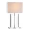 Jonathan Y Parish 26" Crystal LED Table Lamp, Clear/Black JYL2015A - alternate 1