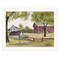 Homeroots The Old Spring House 3 White Framed Print Wall Art 404607 - alternate 1