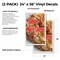 Signmission Lobster Mac N' Cheese, Vinyl Decals Only 24 Inch x 36 Inch, Vinyl Decal, 2PK DSB-2436-2PACK-Lobster Mac N' Cheese - alternate 2