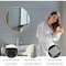 Simple Deluxe Gold 24 Inch Round Mirror, Bathroom Mirrors for Over Sink, Round Wall Mirror Metal Frame, Circle Mi 3A88MIROY24GLD01 - alternate 5