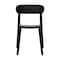 Flash Furniture Dover Indoor-Outdoor Stacking Patio Chair w/Curved Backrest, All-Weather Resin Chair in Black DHF-340-APP-BLK-GG - alternate 4