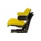 Uni Pro 350 Utility Mechanical Suspension Seat | Yellow Vinyl 8781 - alternate 5